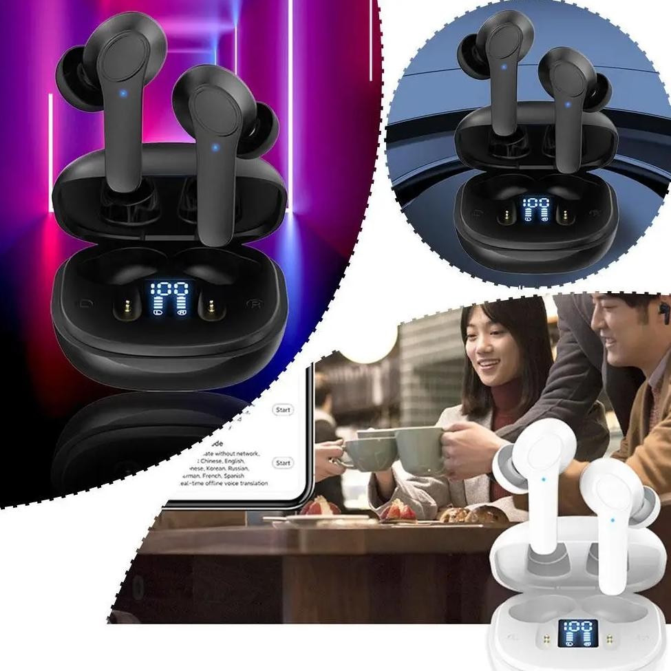 

Intelligent Voice Translation Headphone 144 Languages Real Time Translator Earphones Bluetooth Wireless Simultaneous Translation