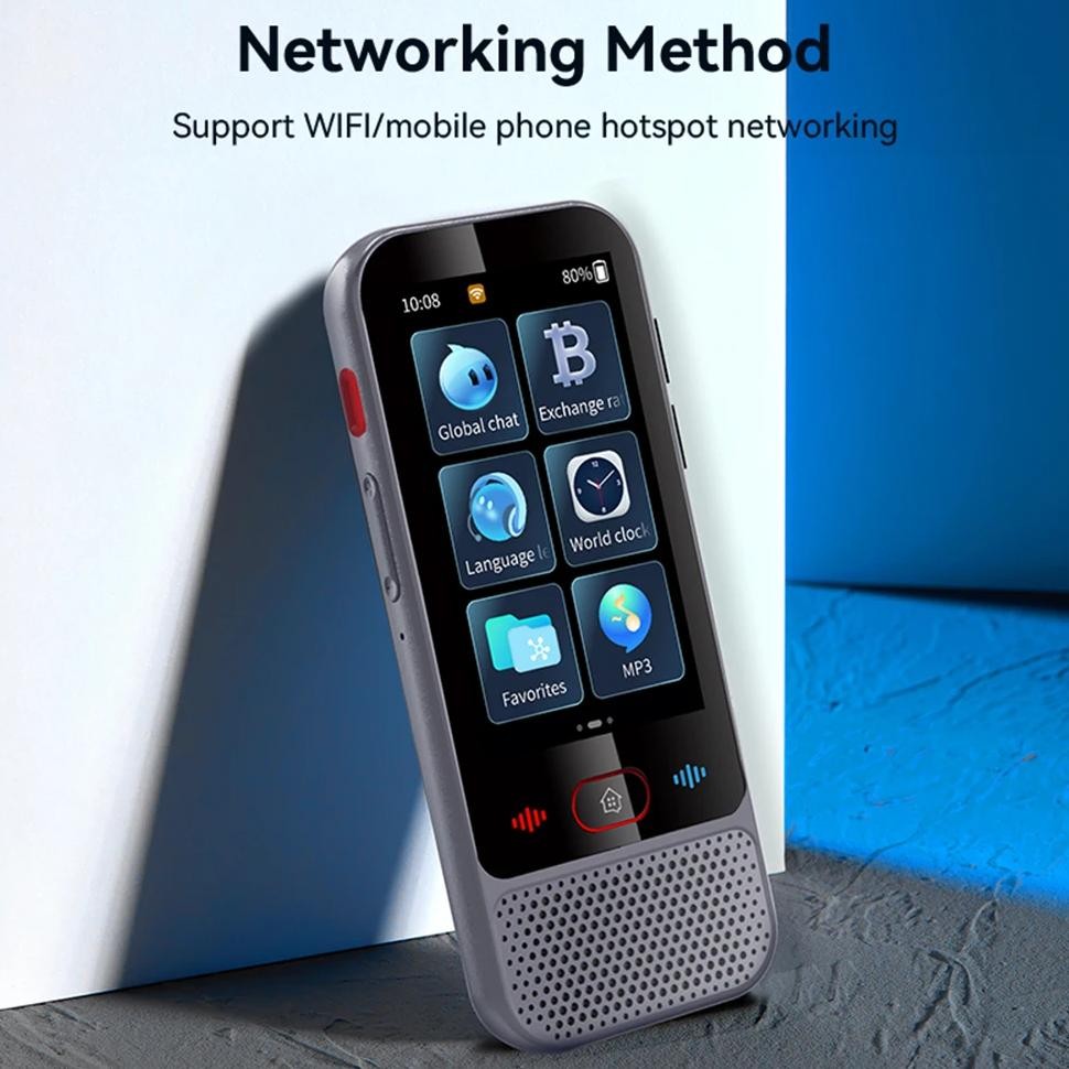 

Bisofice Language Translator Device Portable Voice Interpreter in 139 Foreign Language Translating Support Text /Photo Translate