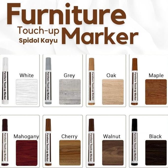 

Furniture Touch Up Marker | Spidol Kayu Penghilang Goresan