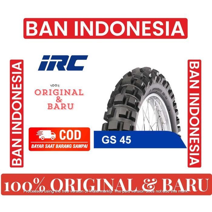 Ban Luar Irc Trail Tubetype[Pakai Ban Dalam] Ring 14 16 17 18 19 21 Original Dan Terpercaya