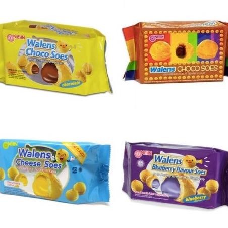 

NISSIN WALENS CHOCO SOES 100gr SUS KERING ISI COKELAT PASTA RENYAH LEZAT BLUEBERRY CHEESE CHOCOLATE MAKANAN RINGAN CEMILAN ANAK BISKUIT KUE WAFER RENCENG KILOAN DUS KARTON