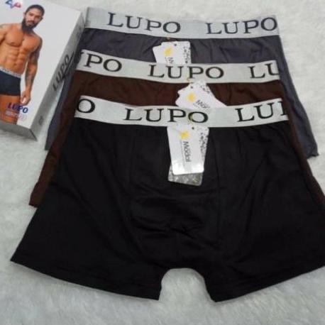 3 Pcs Celana Dalam Pria Bokser Lupo/Cd Pria Bokser Lupo Terlaris