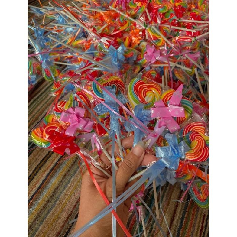 

permen lollipop love pita premium isi 20 pcs by pabrik daffa lollipop termurah