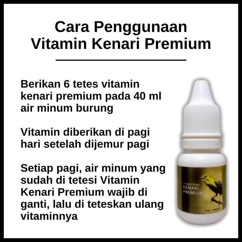 VITAMIN DAN DOPING BURUNG KENARI PREMIUM BIAR CEPAT GACOR