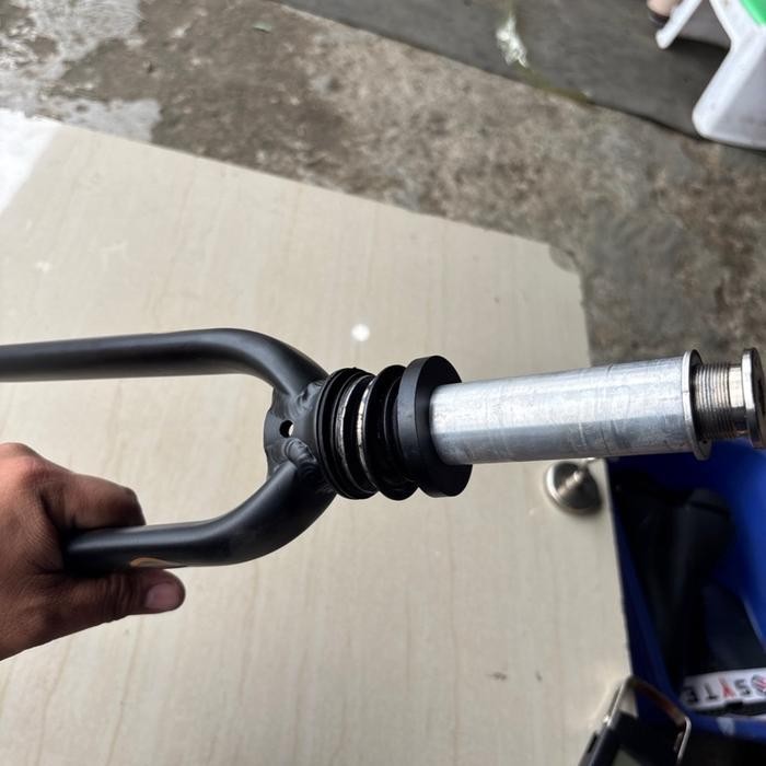 Fork Garpu Alloy Oversize  Drat Dalam Sepeda Lipat Ban 20 Murni Dan 20 Plus Discbrake Cakram Origina