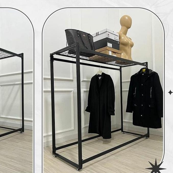 Gawang Gantungan Baju Butik Distro+Rak Patung