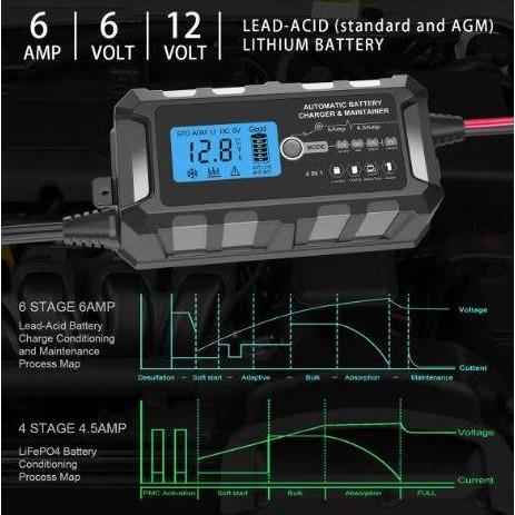 Terlaris Cas Aki Lithium Battery Charger Aki Lithium Ready Stok