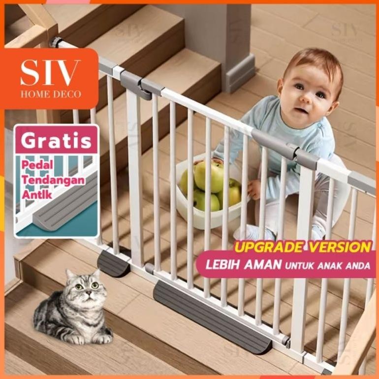 Baby Safety Gate Pagar Pintu Bayi Penghalang Pintu Bayi Pagar Tangga Bayi Pagar Pengaman Bayi Pintu 
