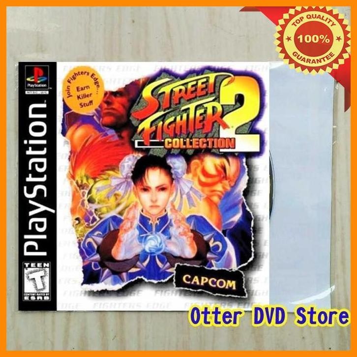 [TPS] KASET CD GAME PS1 PS 1 STREET FIGHTER COLLECTION 2