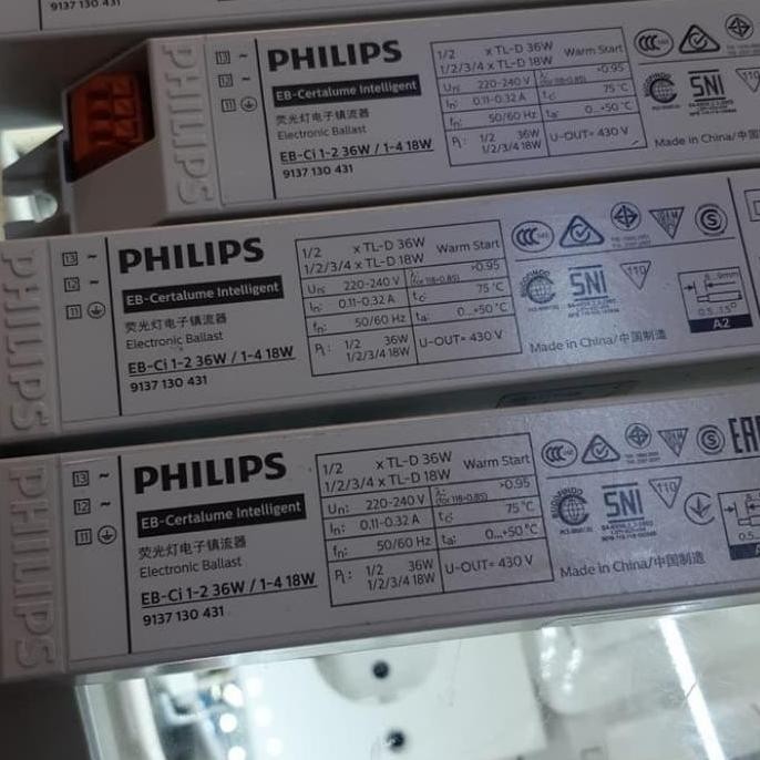 Ballast Philips Elektronik Ebc 2X36 Watt