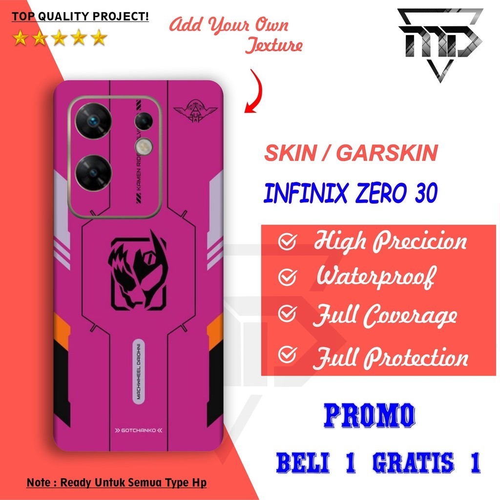 

Terlaris Presisi Infinix Zero 30 4G Casing/Stiker Panel Vynil Bisa Custom Dan COD