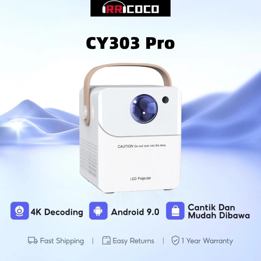 Headphone gratis Proyektor WIFI Ultra HD 5G Proyektor 4K Proyektor Rumah Proyektor yang Dapat Dikone