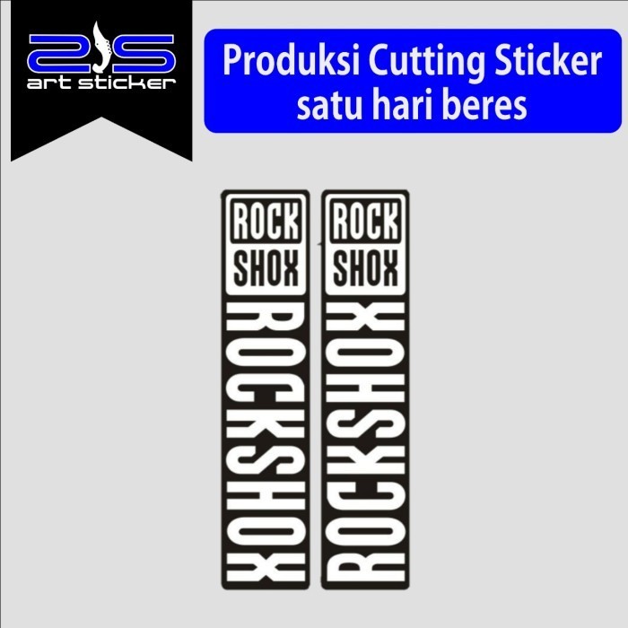 

Terlaris Presisi Cutting Sepeda Rock Shox Dm Gold Rs3 Putih Hitam Casing/Stiker Panel Vynil Bisa Custom Dan COD