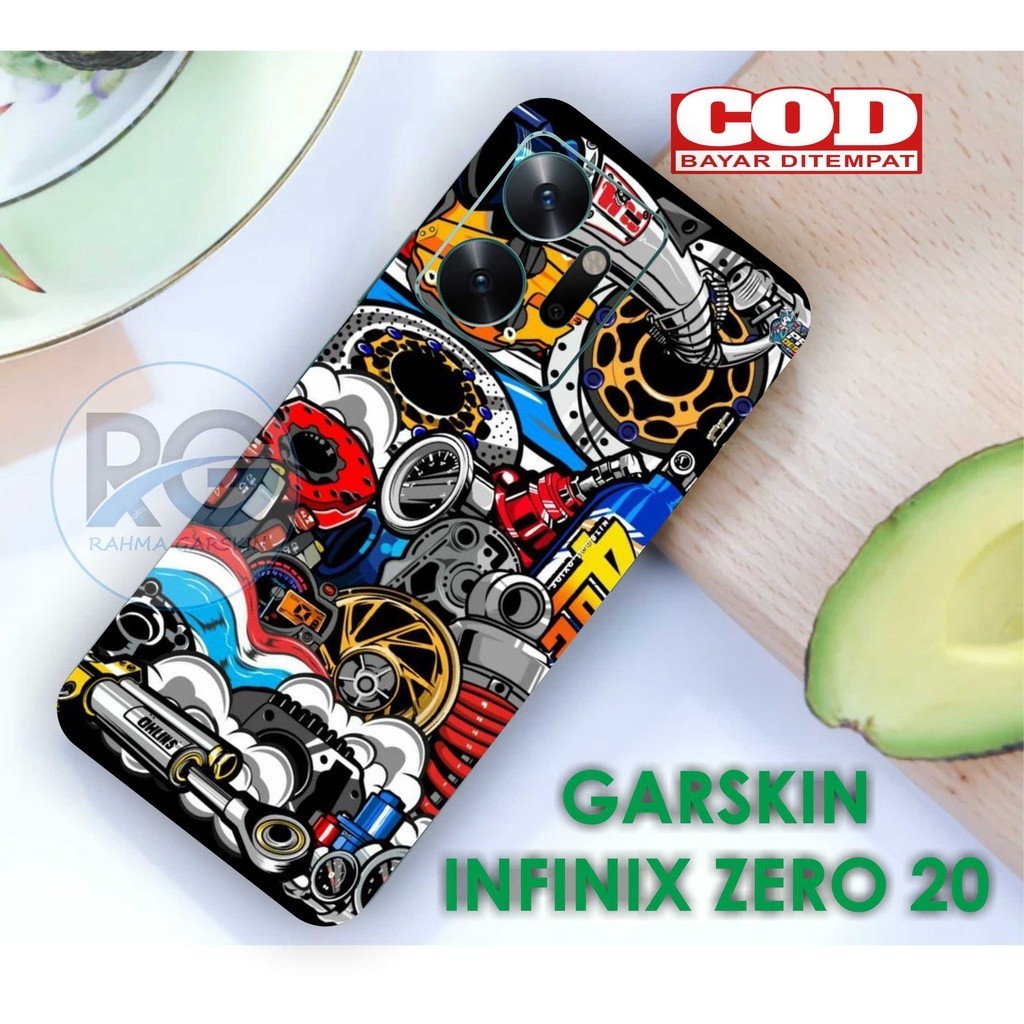 

Terlaris Presisi Infinix Zero 20 Casing/Stiker Panel Vynil Bisa Custom Dan COD