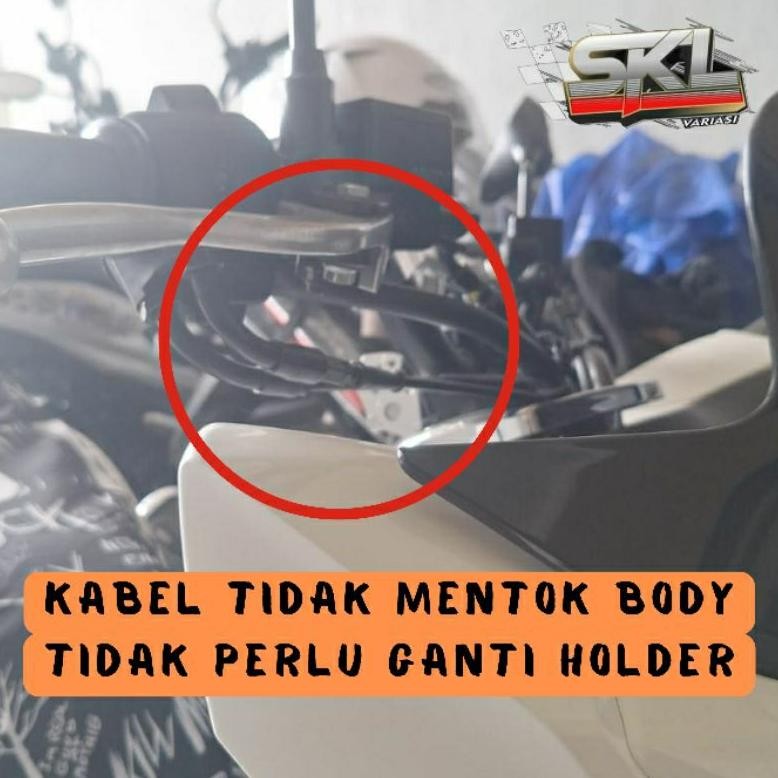 Promo Stang Stir Setang Setir Honda Cb150R Cbr Cb 150 R Led Pendek Pcx Hitam Ahm 99% Mirip Ori Ahm C