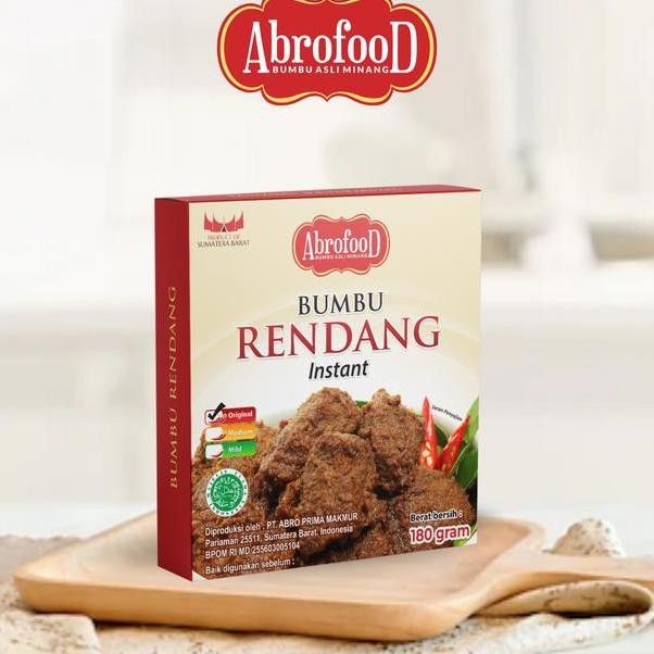 

Bumbu Rendang Nt Abrofood 180 Gr Pcs