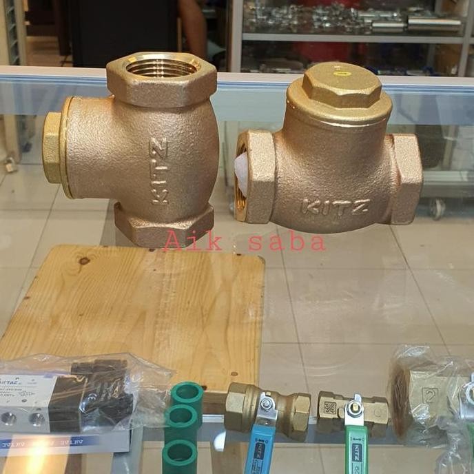 Swing Check Valve Kitz 2"(Inch) Check Valve Kuningan Kitz Kode 8845