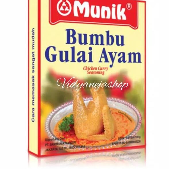 

Bumbu Munik Gulai Ayam 100 Gram