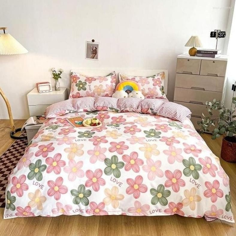 SPREI MOTIF AESTHETIC TINGGI 30 CM uk 180x200x30 160x200x30 120x200x30 Sudut karet