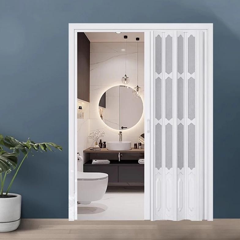 HJK Reaim Pintu Lipat Pvc Kamar Penyekat Ruangan Pintu Kamar Mandi Pintu Kamar Mandi Pintu Toilet