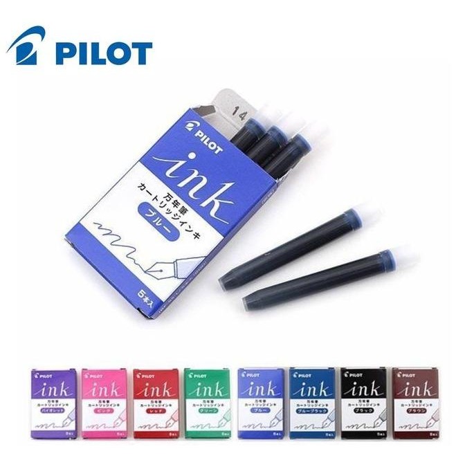 

Refill Pilot Kakuno Ink Cartridge / Tinta Isi Ulang Isi 5 IRF-5S