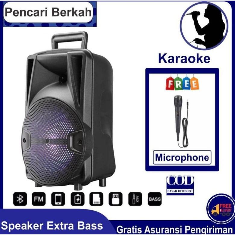 gd-324 gh-56 SPEAKEE BLUETOOTH MP3 SALON 3381 POWER BASS KIMISO / POLYTRON KARAOKEAN GRATIS MIC KARA