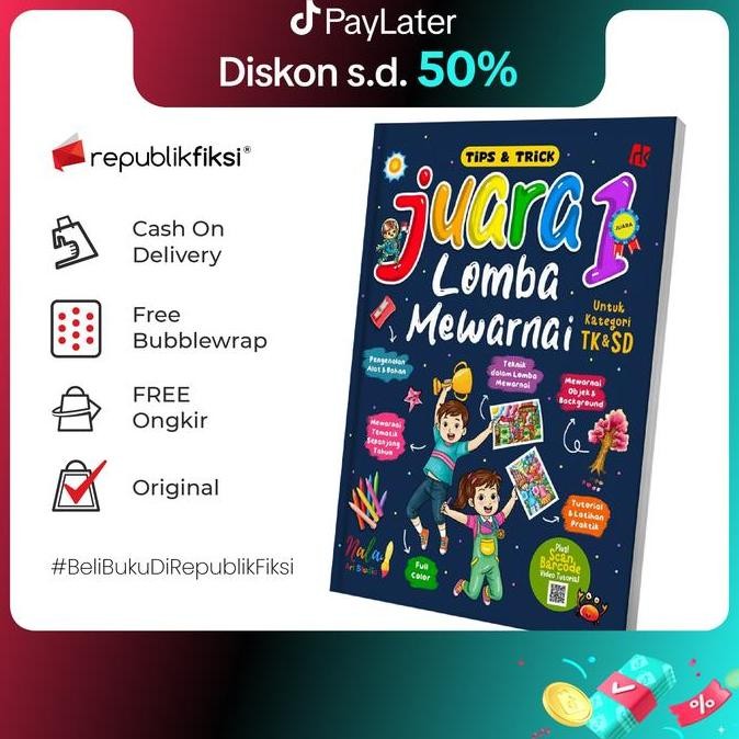 

Buku Anak Tips & Trik Juara 1 Lomba Mewarnai - Nala Art Studio - Ruang Kata LS