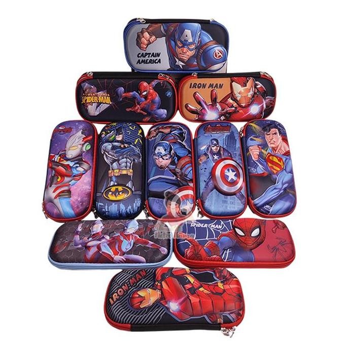 

les Kotak Tempat Pensil Timbul 3D EVA Anak Sekolah