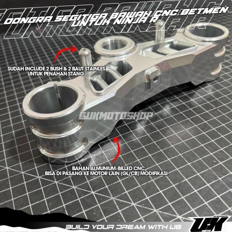 dongra segitiga bawah t bawah CNC ninja r ss