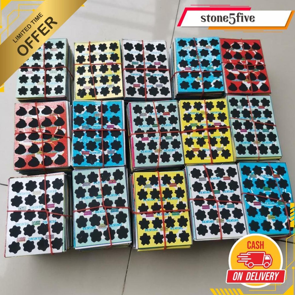 1000 Pcs Kupon Gosok Gosok Bom 20 Titik Mainan Gosokan Tengkorak Viral Cod