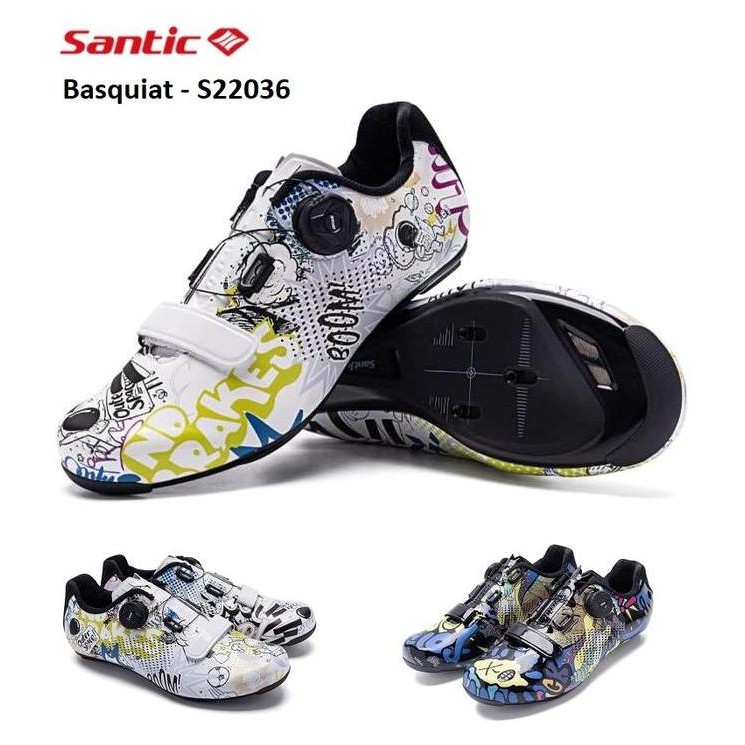 Sepatu Sepeda Cleat Santic Basquiat S22036 Sepatu Roadbike Original