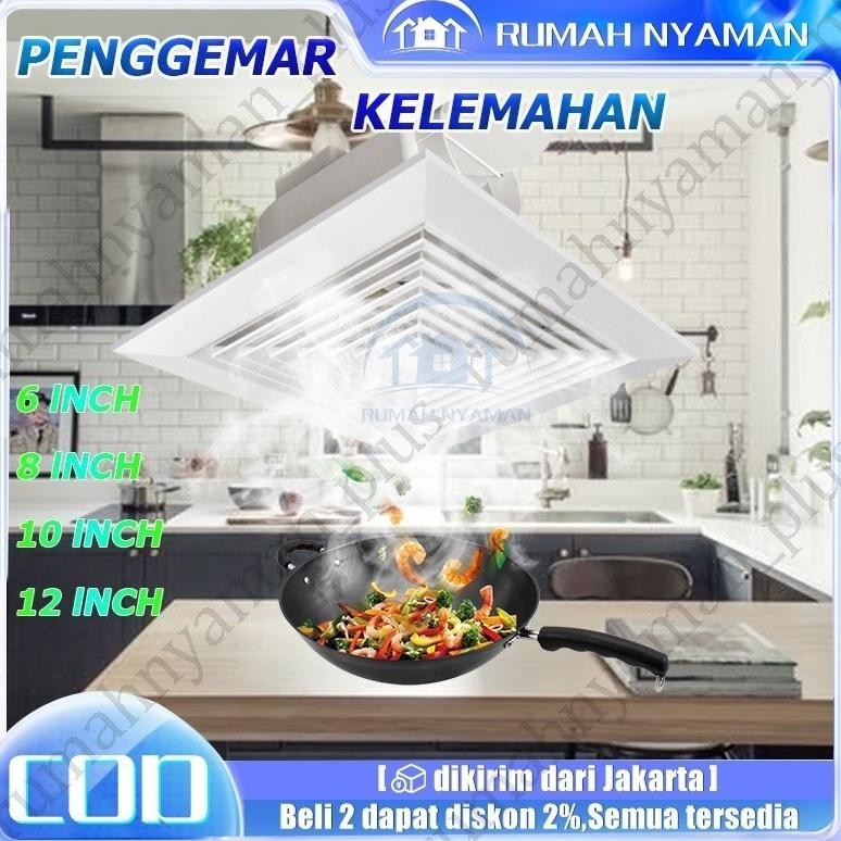 Exhaust Fan Dinding / Kipas Angin Hexos 8 Inch / 10 Inch / 12 Inch Exhaust Fan