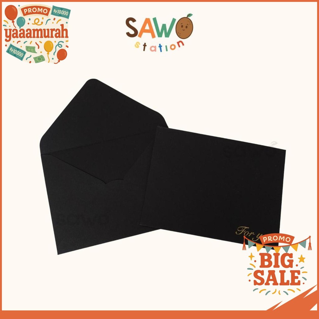 

AMPLOP FOR YOU - ENVELOPE TANPA KARTU GOLD FOIL PREMIUM GIFT