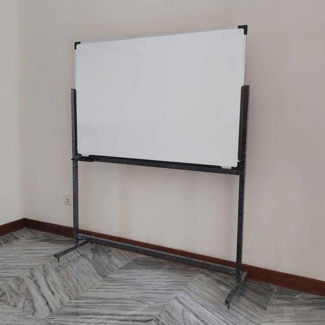 

whiteboard standing 60 x 90 nonmagnet Kualitas Original