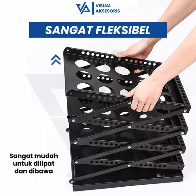 

Rak Brosur Lipat 4 Susun Portable Rak Display Katalog, Majalah, Leaflet Pameran Kualitas Original