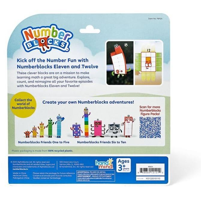 Hand2Mind Numberblocks Friends Eleven and Twelve, Numberblocks 11 & 12 Mainan Edukatif Anak Kualitas