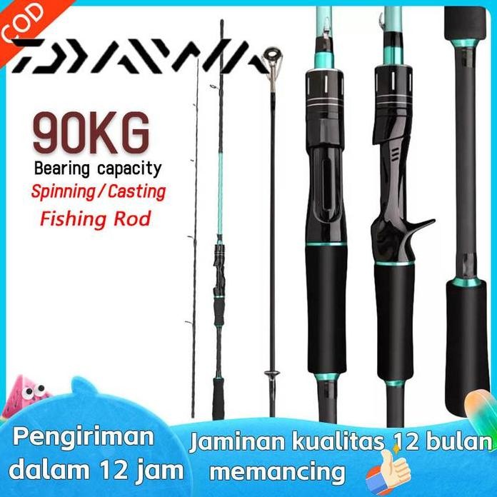 

Terlaris Daiwa Joran Pancing Section 2 Carbon Sutet Pancing Spinning/Casting 20Kg Daido Joran Bc 1.65M-2.7M