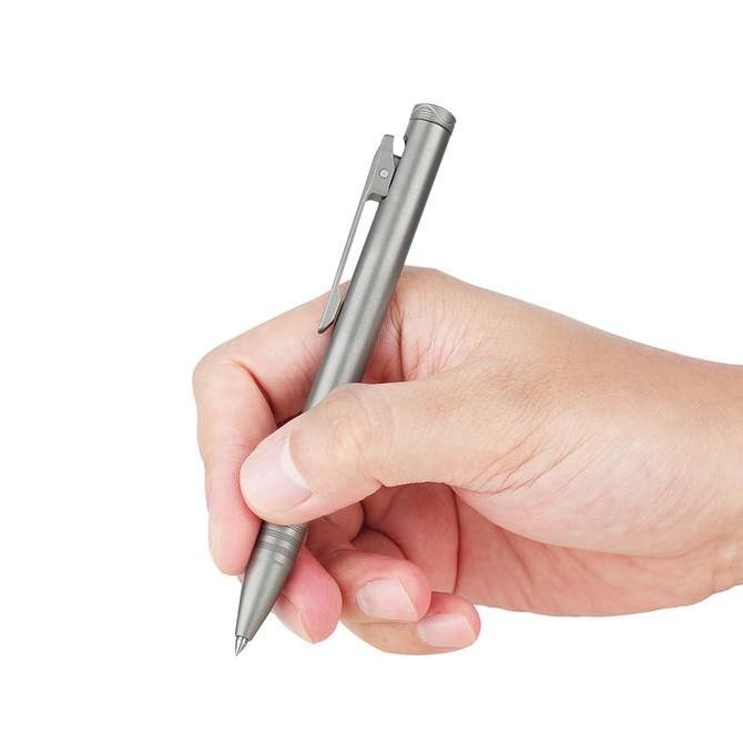 

olight otacle b1 titanium ballpoint pen edc Kualitas Original