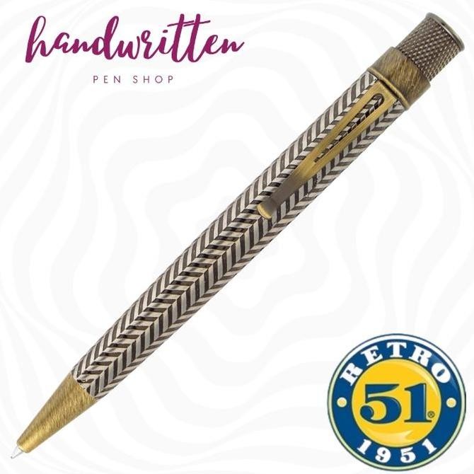 

RETRO 51 Roosevelt Tornado Rollerball Ballpoint Pen / Pulpen Kualitas Original