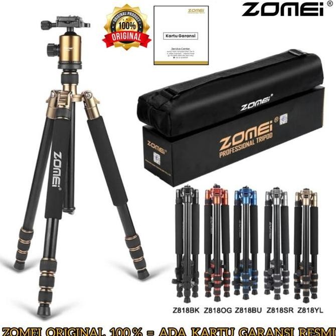 Zomei Z818/Z888 Professional Tripod Monopod with Ball Head for Kamera Kualitas Original