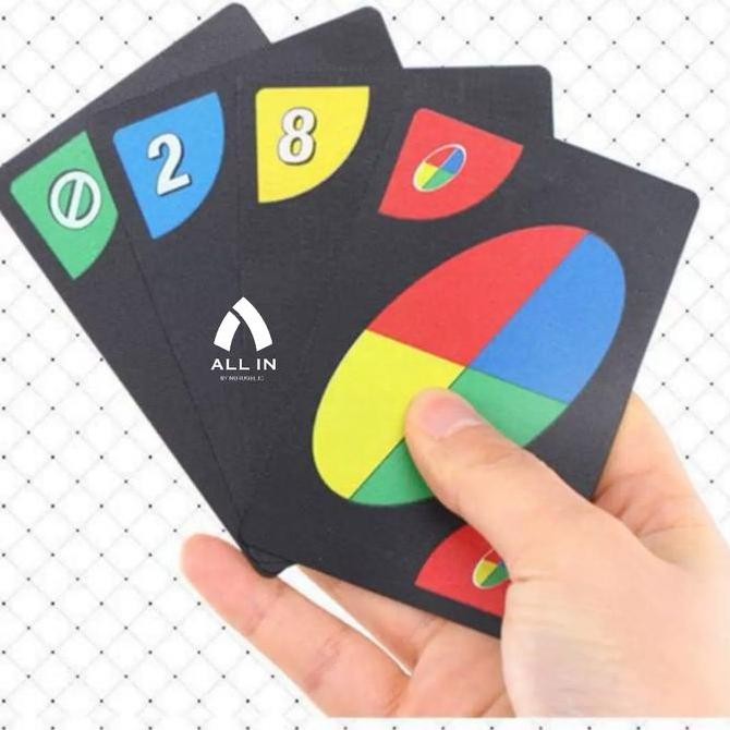 Kartu UNO Plastik Anti Air / PVC Waterproof UNO Card Game Toys Kualitas Original