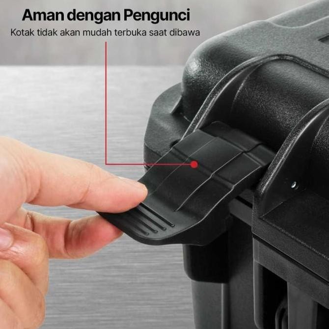 

TaffGuard Kotak Perkakas Pelican Hard Case Tool Box Plastik Size Besar - TH5 Kualitas Original
