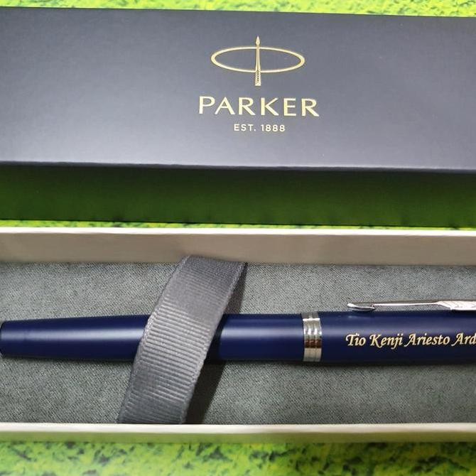 

Pulpen Parker IM New Matte Royal Blue Klip Silver Free Grafir Kualitas Original