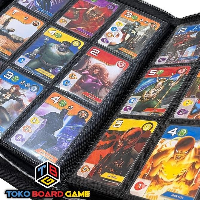 

Toko Board Game 9 Pocket Zipper Page Binder | 30 Pages Kualitas Original