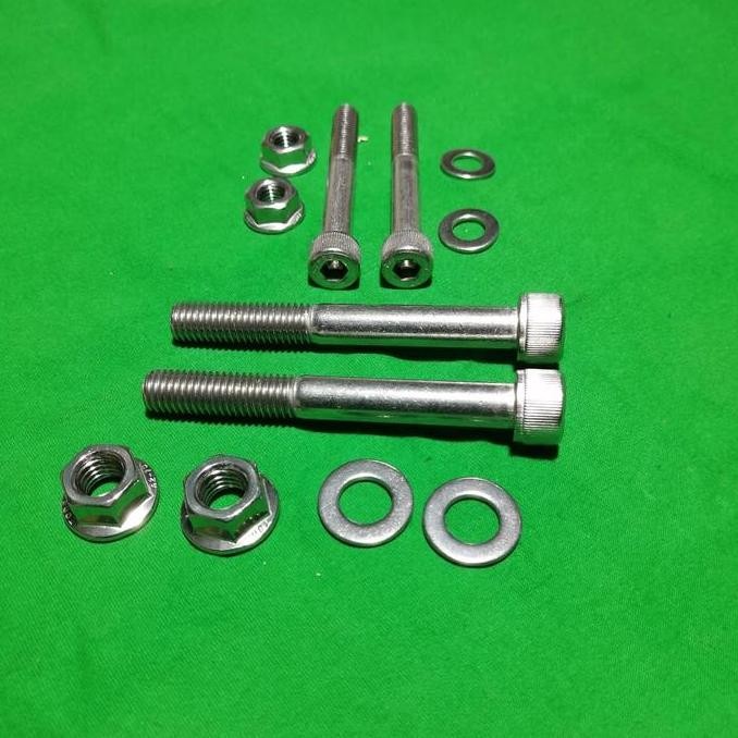 Promo Baut L Stainless Pangkon Mesin Dudukan Mesin KAWASAKI KLX 150 COD