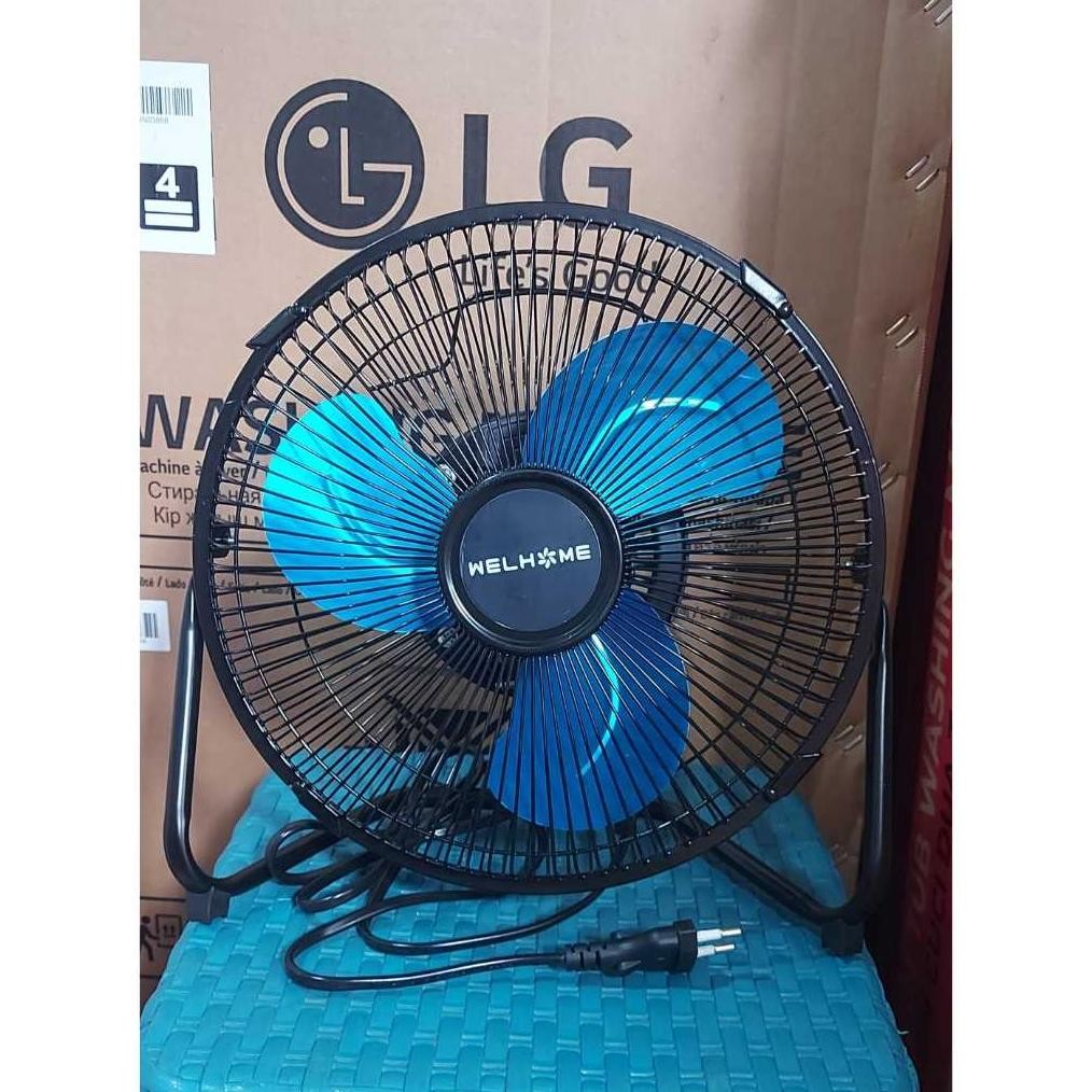 Kipas Angin Meja Duduk dan Dinding WH 1062 M / WH1062M Baling Besi Ukuran 10 Inch 2 Fungsi