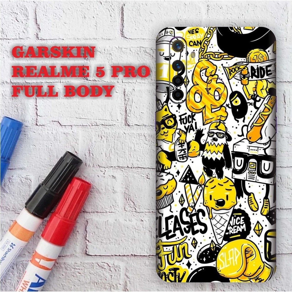 

Terlaris Presisi Realme 5 Pro Casing/Stiker Panel Vynil Bisa Custom Dan COD