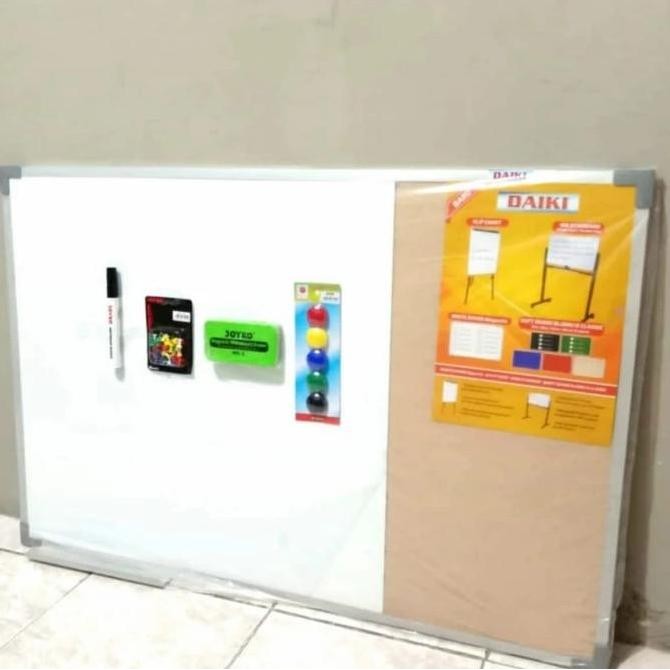 

Daiki Whiteboard / Softboard uk 60 x 80 cm / 60 x 90 cm / 60 x 100 cm. Kualitas Original