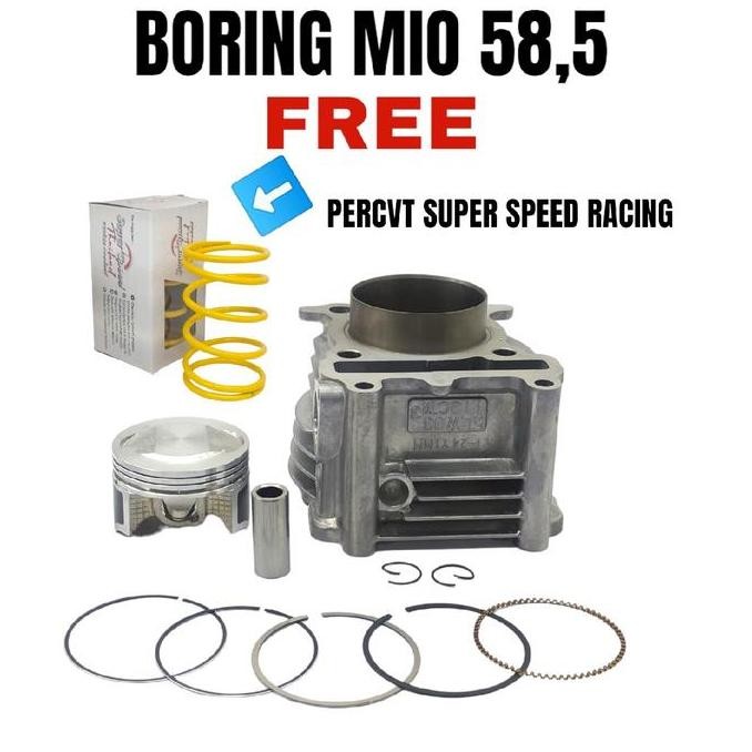 BLOK SEHER BORING MIO 58,5 UPGRADE 150 CC