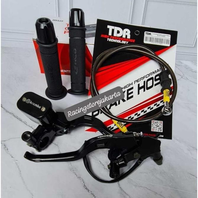 PAKET LENGKAP Handle Master Rem Brembo Model RCB E2 E3 bung Pisah Big SmokeTabung Kotak Oval Ta Set 